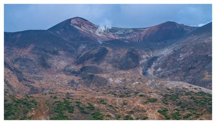 Volcano Tokachi Volcano Mountain Landscape Mountai