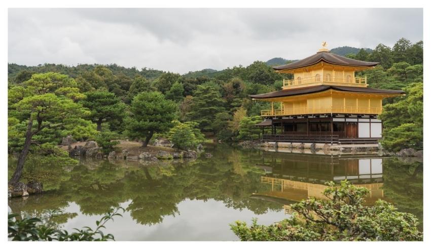 Golden Temple Golden Pavilion Kinkaku-Ji Rokuon-Ji