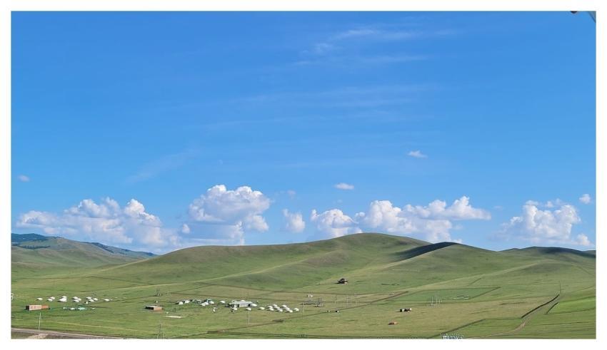 Grassland Sky Cloud Hill