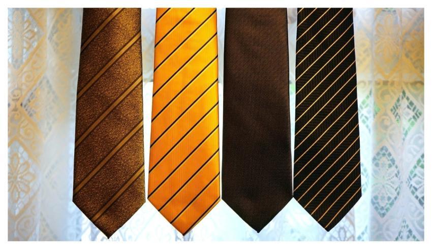 Tie Yellow Clothing Work