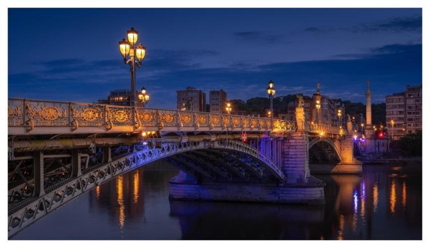 Bridge River Night Lights