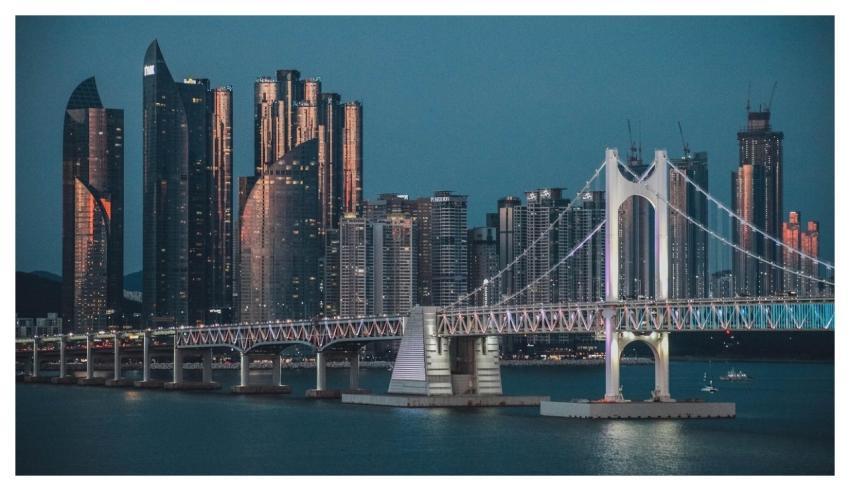 Busan Gwangan Bridge Gwang'alli Gwangalli Beach