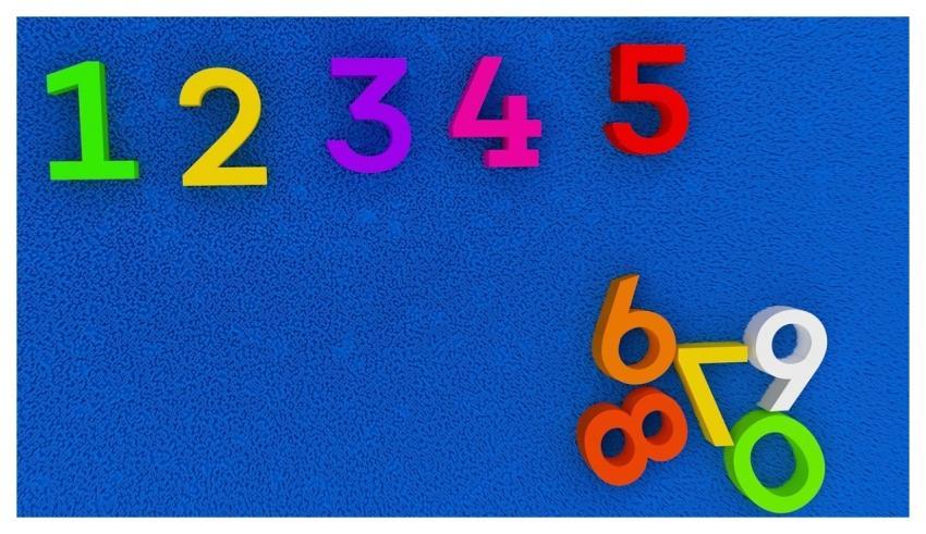 Numbers Education Kindergarten School