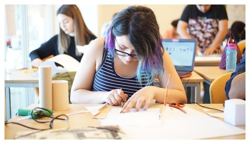 Students Class Art Desk
