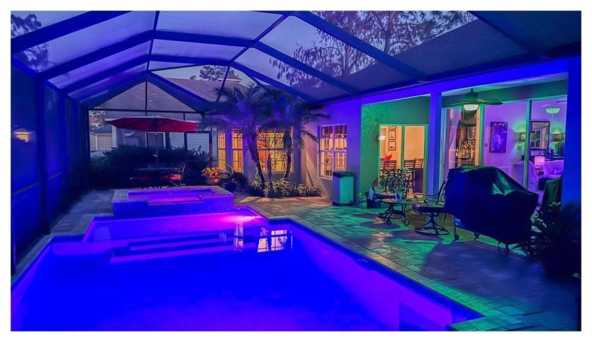 Pool Night Lights Lighting
