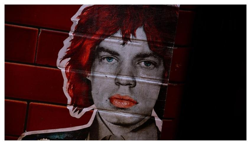 Mick Jagger Street Art Wall Art Painting