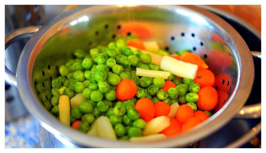Peas Carrots Vegetables Meal