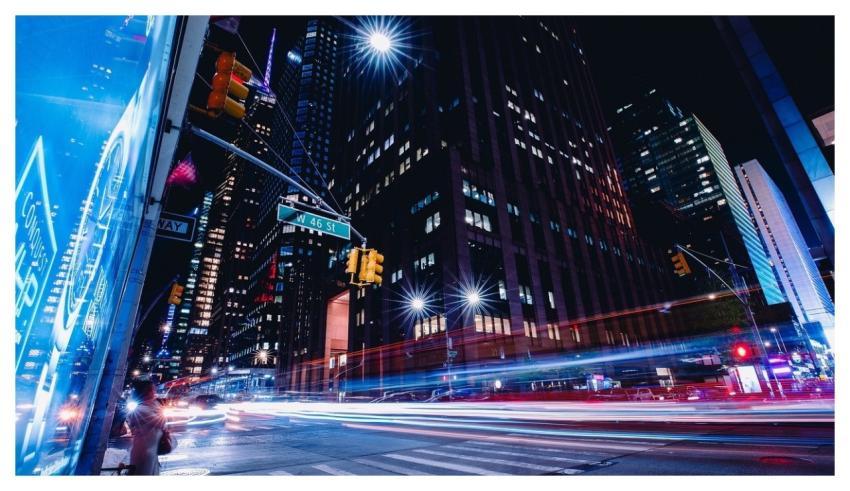 City Urban Modern Night