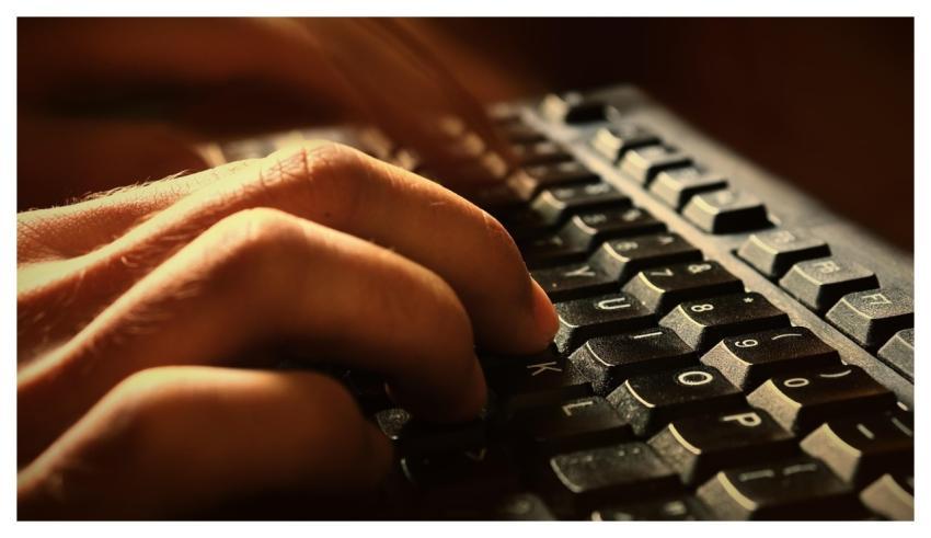 Typing Hands Keyboard Computer