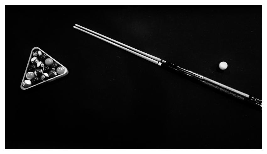 Billiard Table Balls Cue