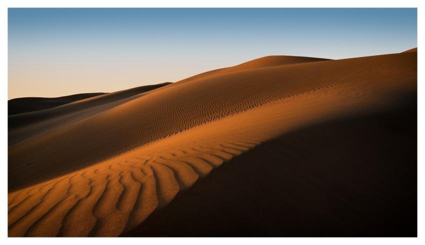 Desert Sand Dunes Dry