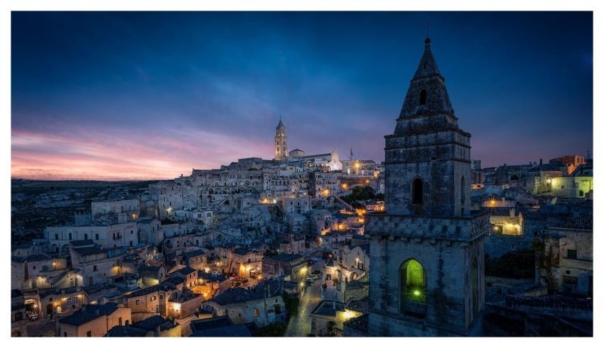 Matera Cityscape Italy City