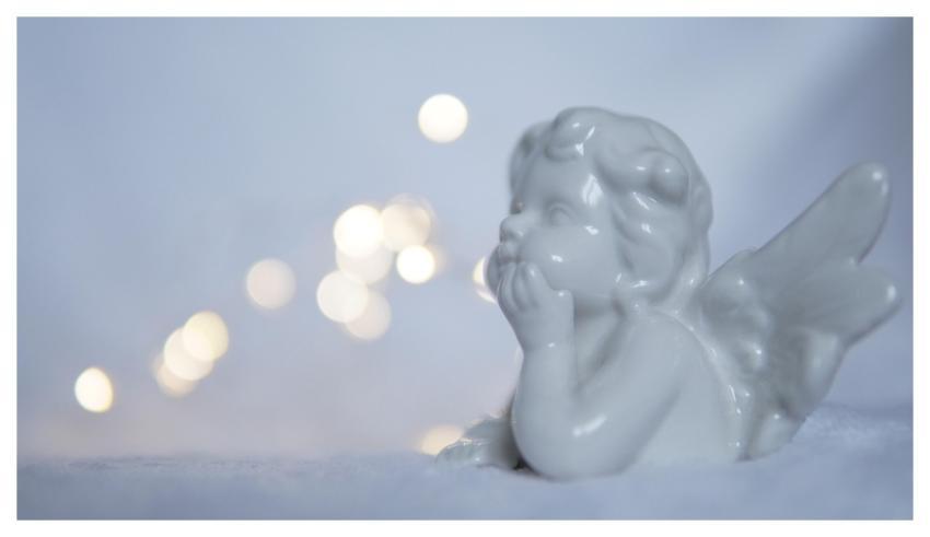 Christmas Cherub Angel Figurine
