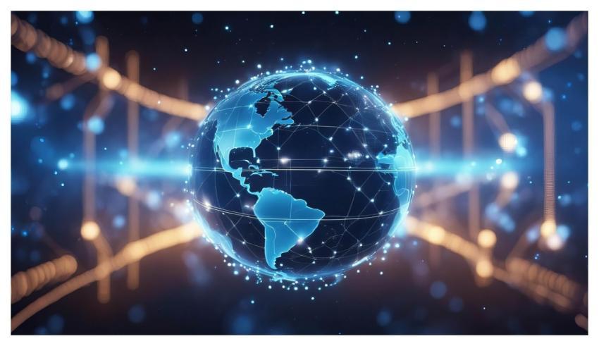 Network Digital Technology Earth