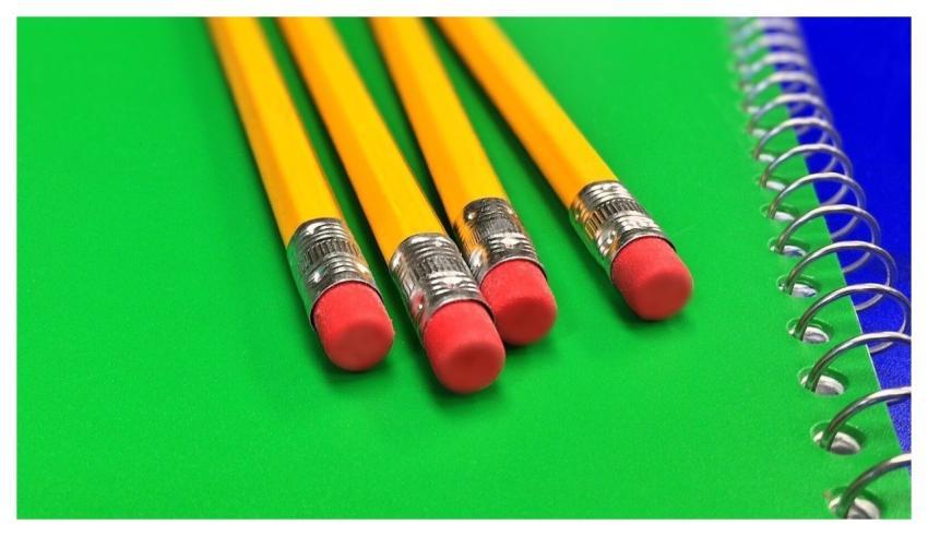 Pencil Notebook School Paper