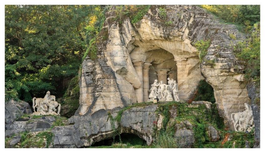 Garden Palace Versailles Bath Of Apollo Sculptures