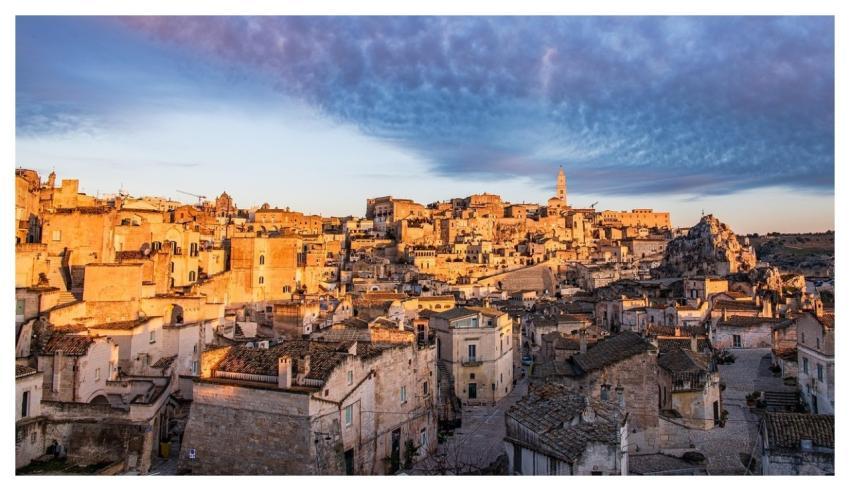 Matera Italy Stone Houses Old City
