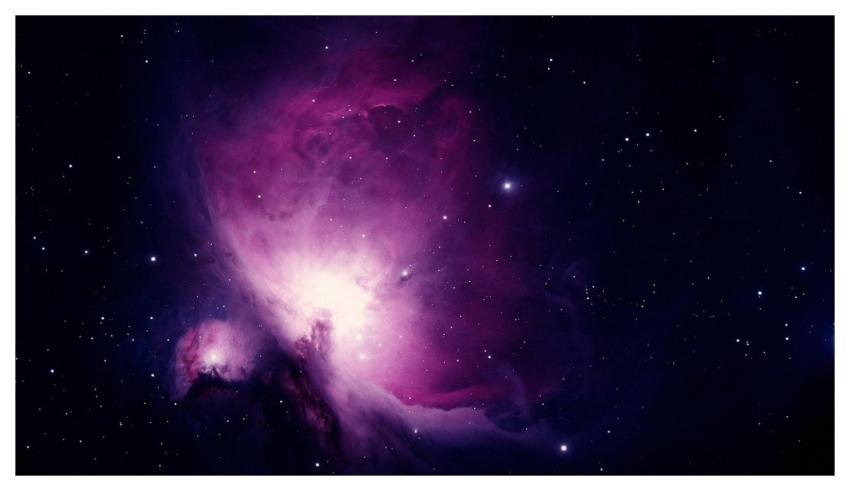 Christmas Background Orion Nebula Emission Nebula