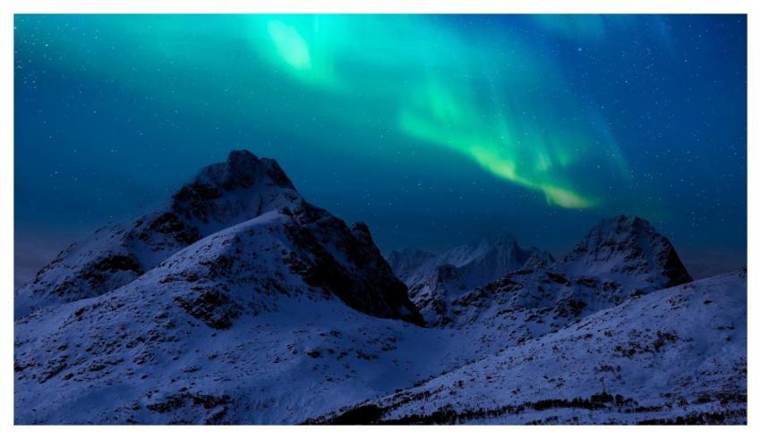 Northern Lights Norway Nature Galaxy