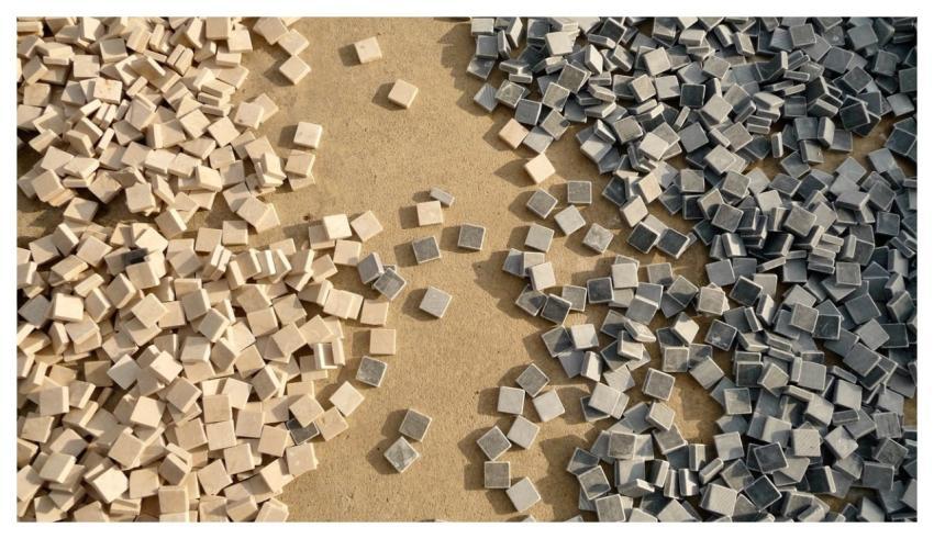 Mosaic Art Abstract Figures