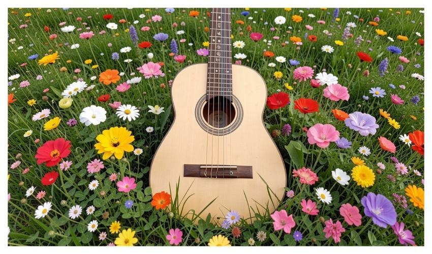 Viola Violin Guitar Nature