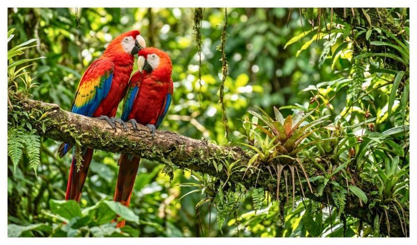 Parrot Macaw Scarlet Macaw Tropical Bird