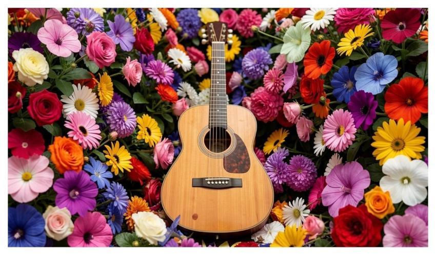 Viola Violin Guitar Nature