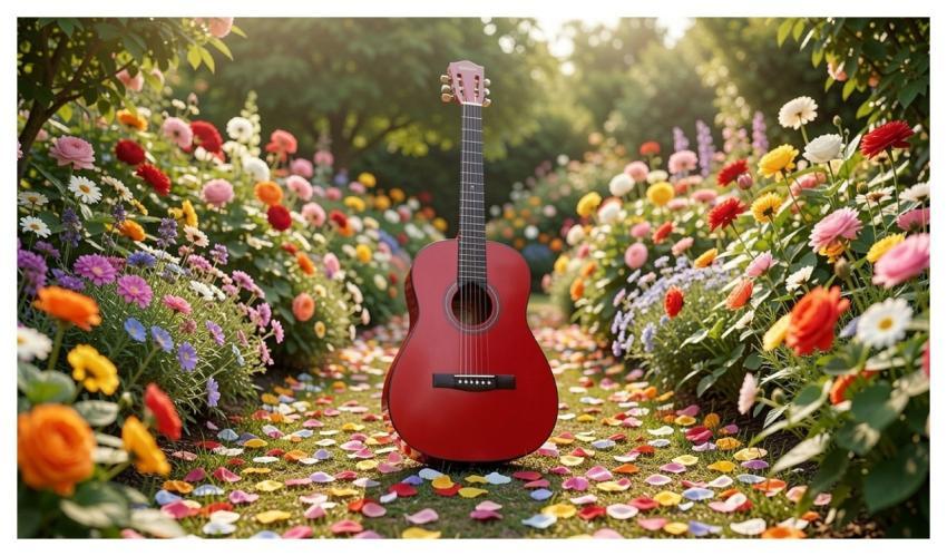 Viola Violin Guitar Nature