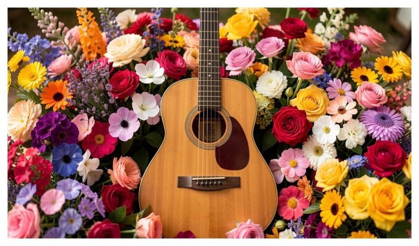 Viola Violin Guitar Nature