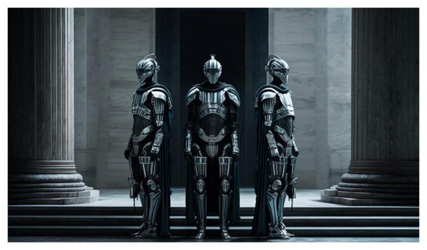 Knights Warriors Armor Futuristic