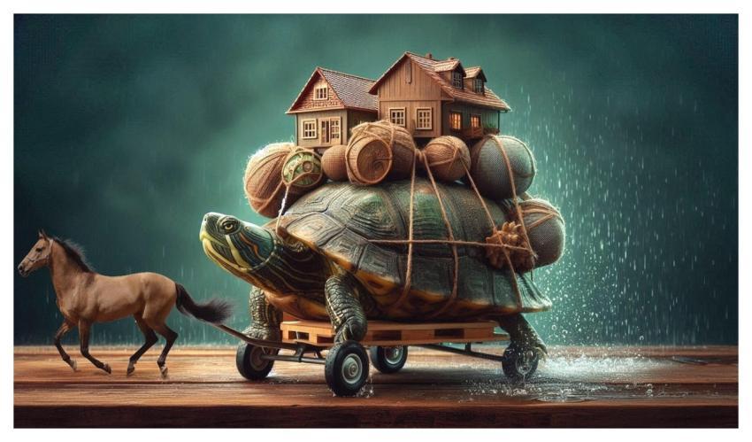 Turtle Manipulated Animal Horse