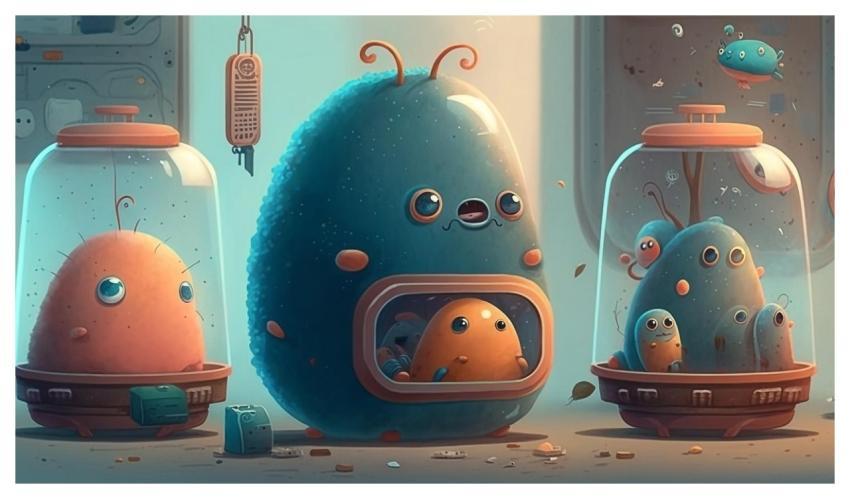 Ai-Generated Monster Robot Science Fiction