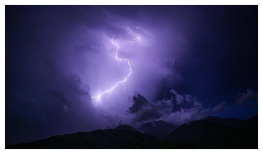 Dark Lightning Thunderstorm Nature