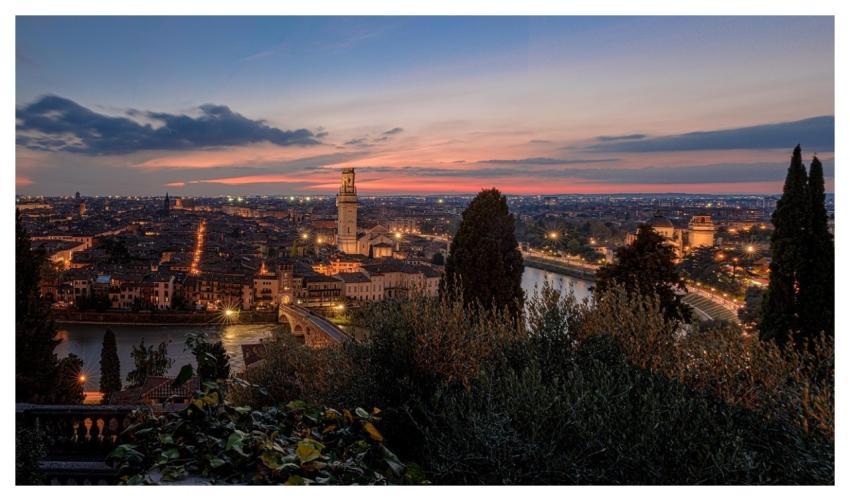 Verona Night Sky Italy Night