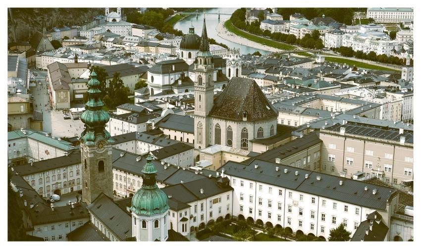 Salzburg Austria Architecture Panorama