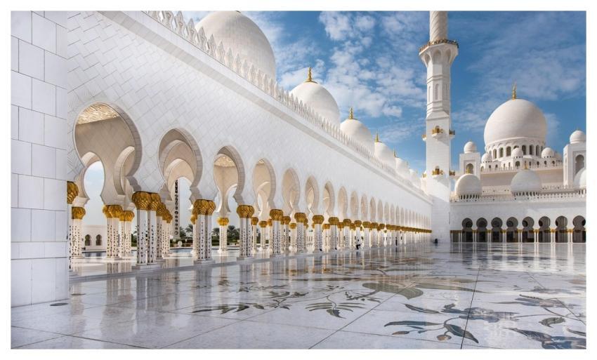 Mosque Abu Dhabi To Travel White