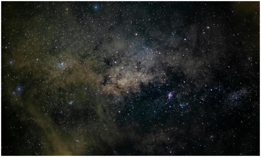 Breathtaking view of the Milky Way showcasing dist