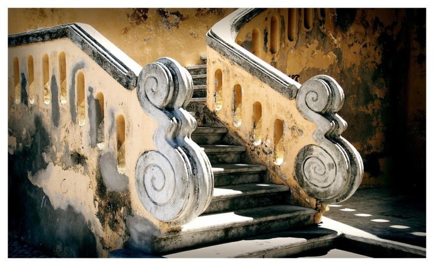 Stairs Baroque Steps South Of France