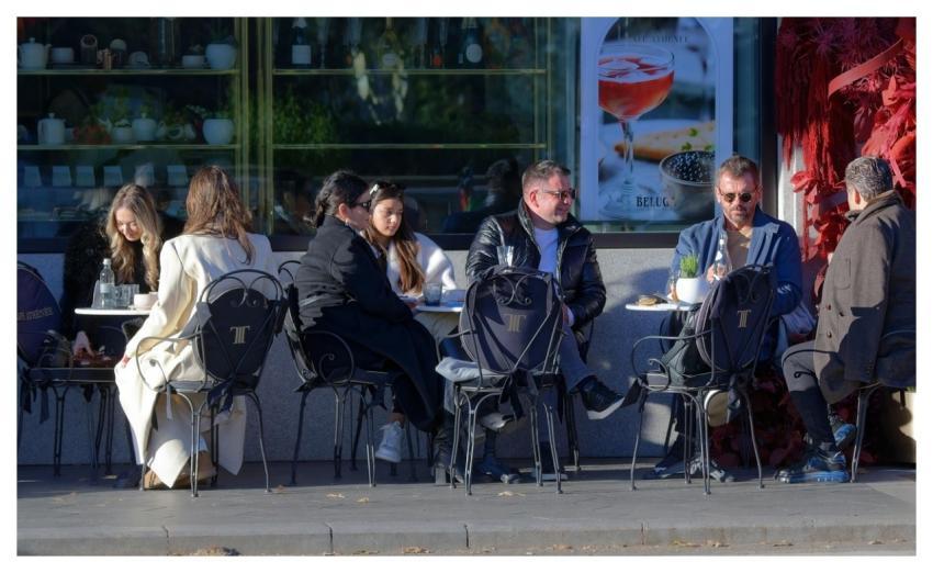 People Terrace Restaurant Outdoors
