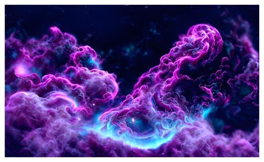 Beautiful Deep Space Cosmic Cloud Nebula