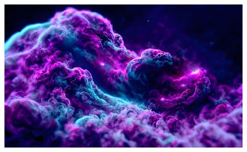 Beautiful Deep Space Cosmic Cloud Nebula