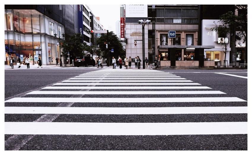 Buildings Pedestrian Crossing City Crossing