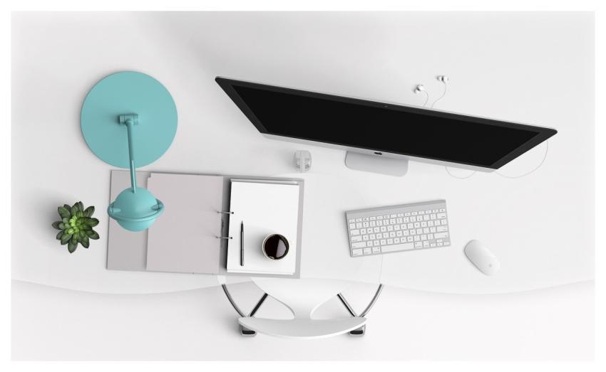 Desk Computer Modern Keyboard