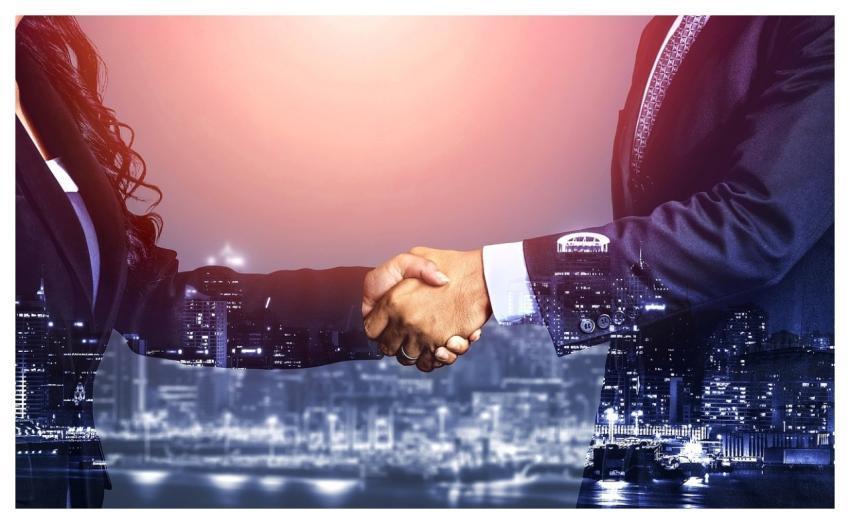 Business Handshake Business Deal Company