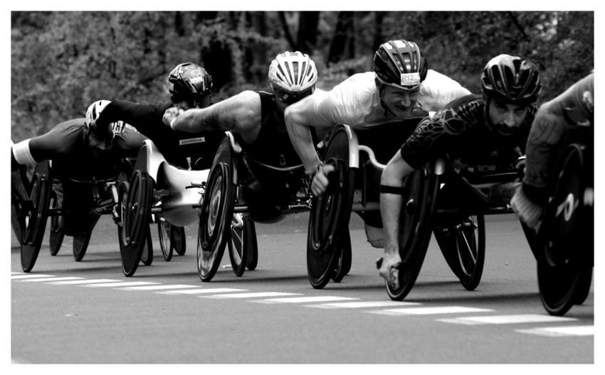 Marathon Wheelchair Disabled Sports Competition
