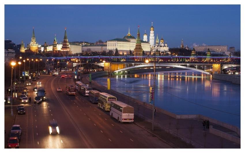 Moscow Kremlin Embankment Russia