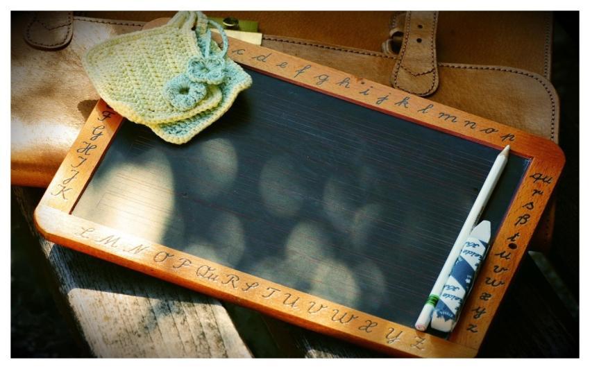 Board Slate Blackboard Chalk