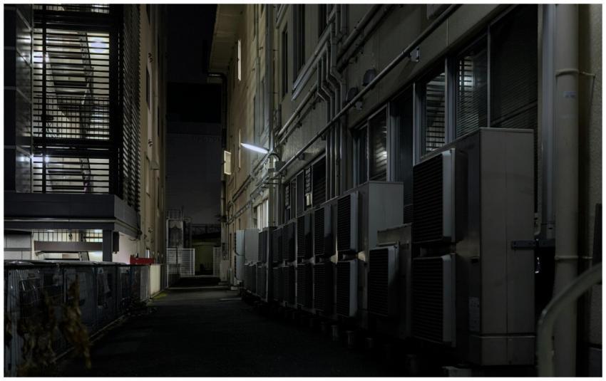 Alley of Air Conditioners