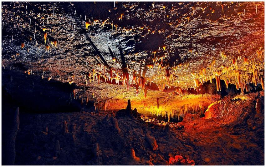 Explore the vibrant colors and unique formations o