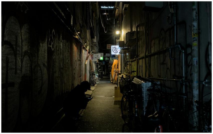 Dark Osaka Alley